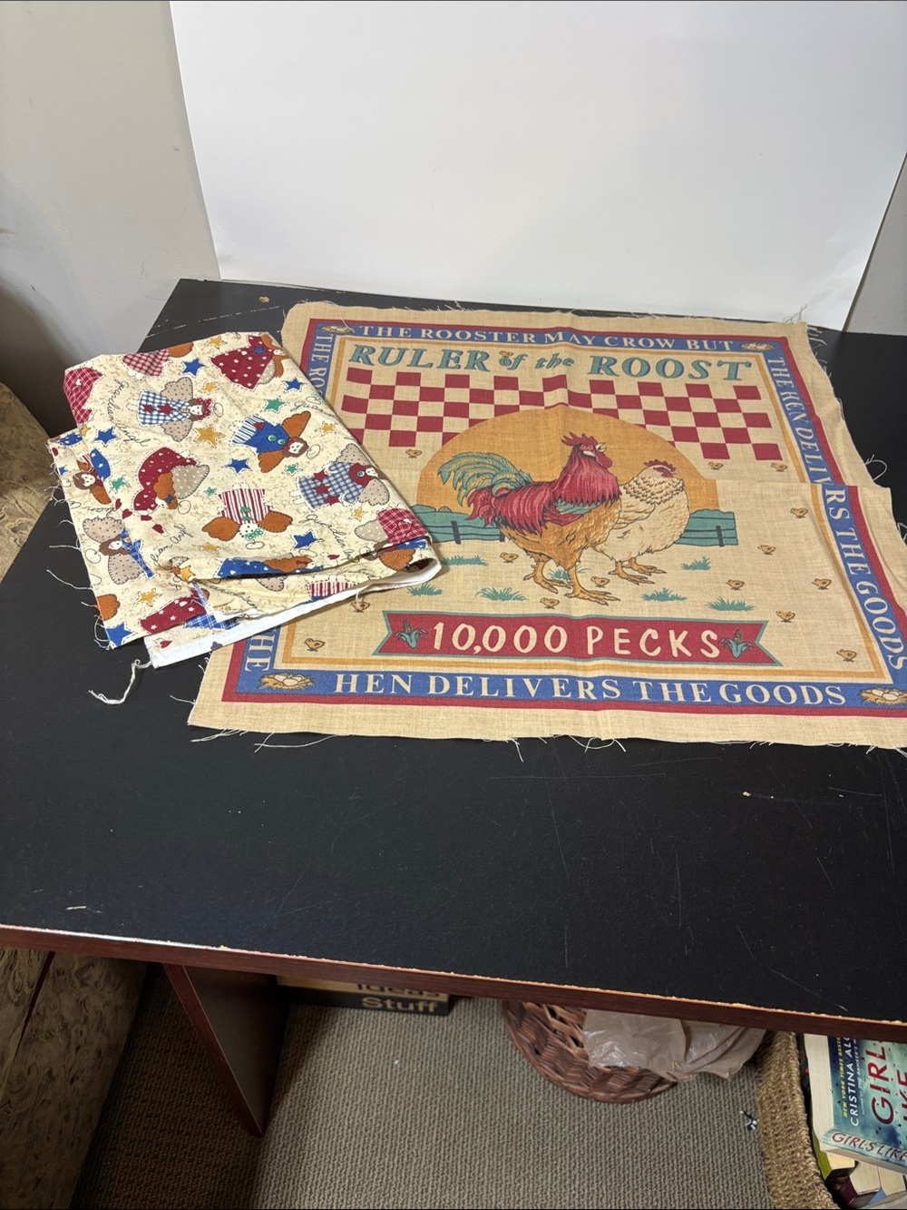 💐3/$15 Vintage Farmhouse Rooster Kitchen Towel - Multi-Colour Angel Fabric